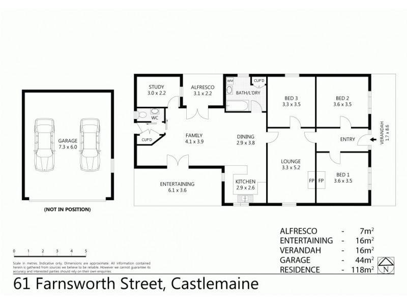 61 Farnsworth Street, Castlemaine VIC 3450 Floorplan