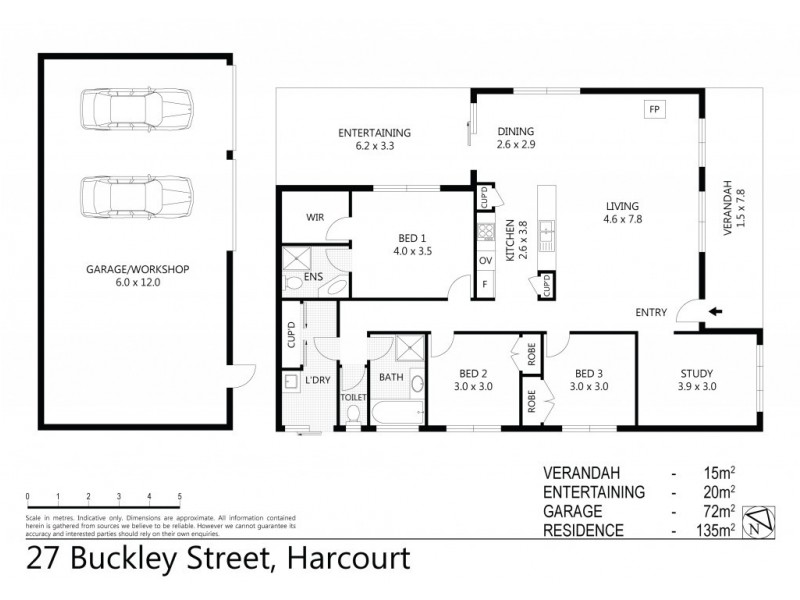 27 Buckley Street, Harcourt VIC 3453 Floorplan