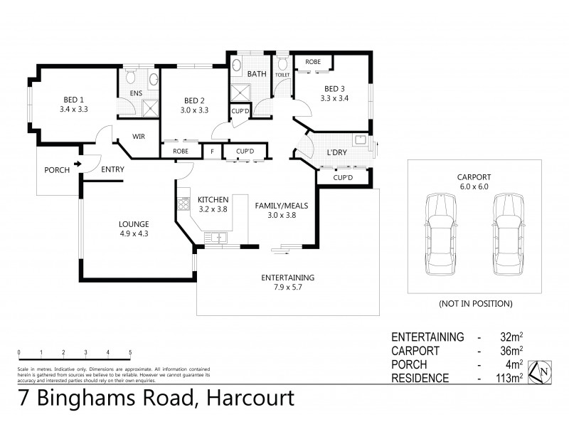 7 Binghams Road, Harcourt VIC 3453 Floorplan