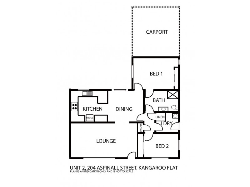 2/204 Aspinall Street, Kangaroo Flat VIC 3555 Floorplan