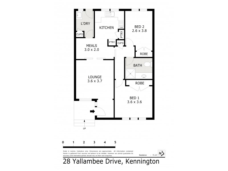 1-5, 28 Yallambee Drive, Kennington VIC 3550 Floorplan