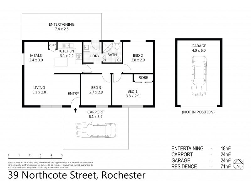 39 Northcote Street, Rochester VIC 3561 Floorplan