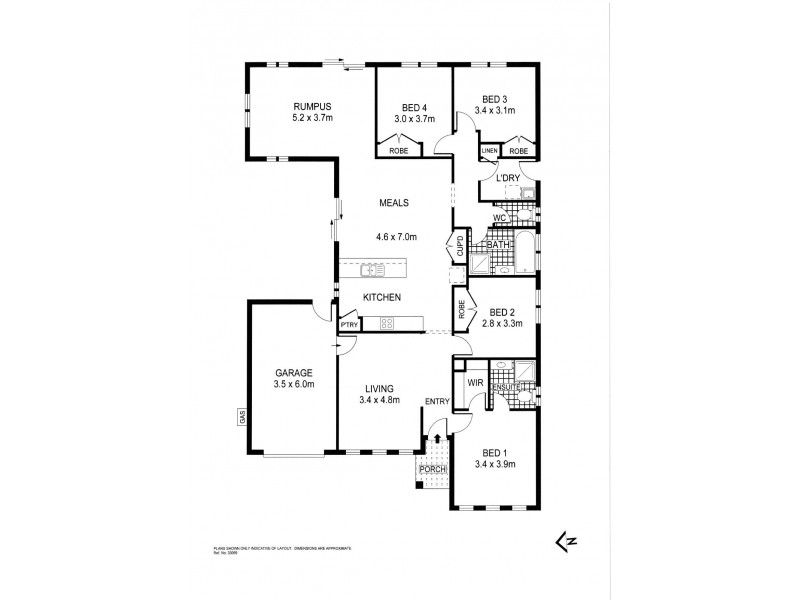 2 Triplett Avenue, Epsom VIC 3551 Floorplan