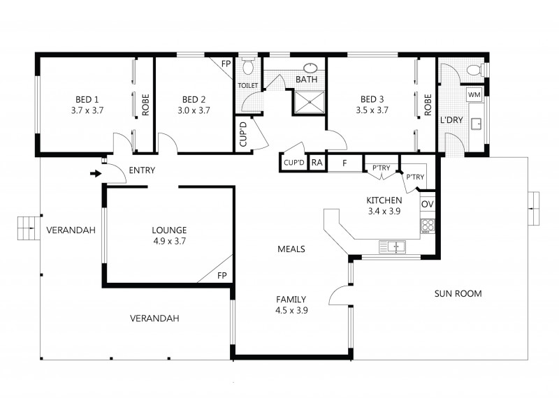 78 Echuca Road, Rochester VIC 3561 Floorplan