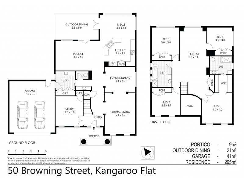 50 Browning Street, Kangaroo Flat VIC 3555 Floorplan
