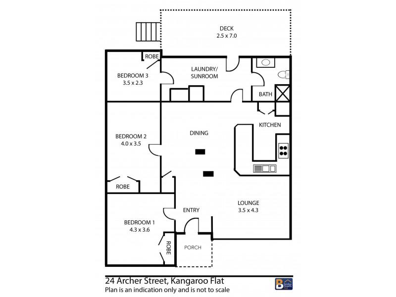 24 Archer Street, Kangaroo Flat VIC 3555 Floorplan