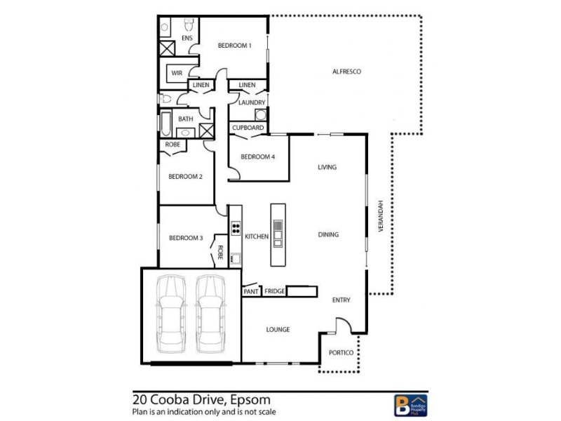 20 Cooba Drive, Epsom VIC 3551 Floorplan