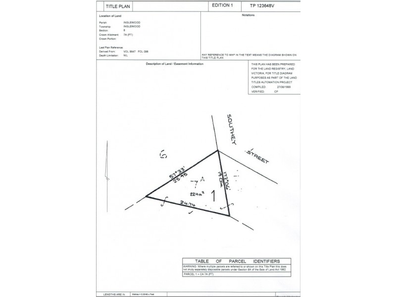 Southey Street, Inglewood VIC 3517