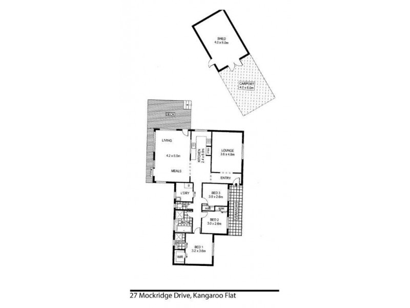 27 Mockridge Drive, Kangaroo Flat VIC 3555 Floorplan