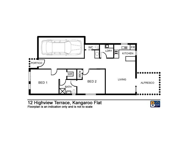 12 Highview Terrace, Kangaroo Flat VIC 3555 Floorplan