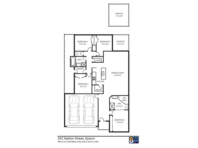 242 Station Street, Ascot VIC 3551 Floorplan