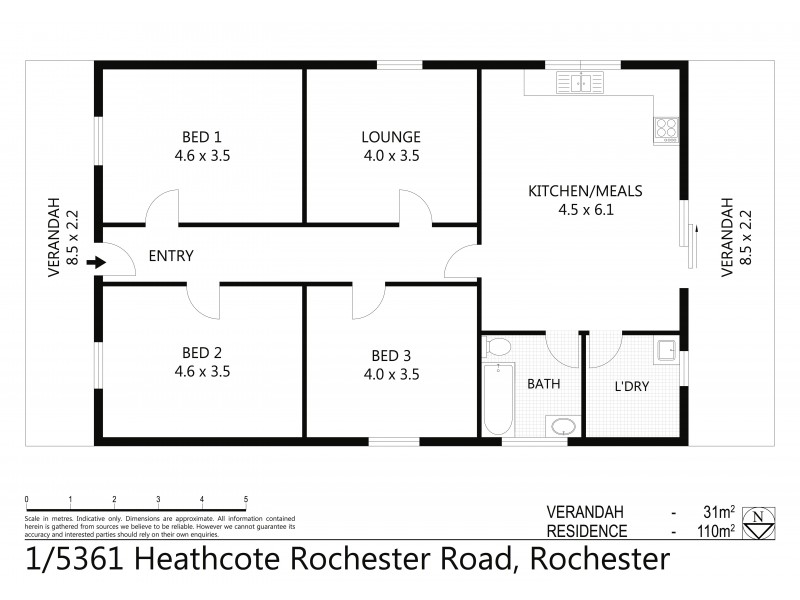 5361 Heathcote-Rochester Road, Rochester VIC 3561 Floorplan