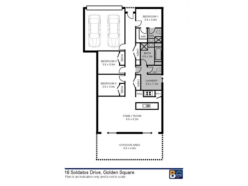 16 Soldatos Drive, Golden Square VIC 3555 Floorplan