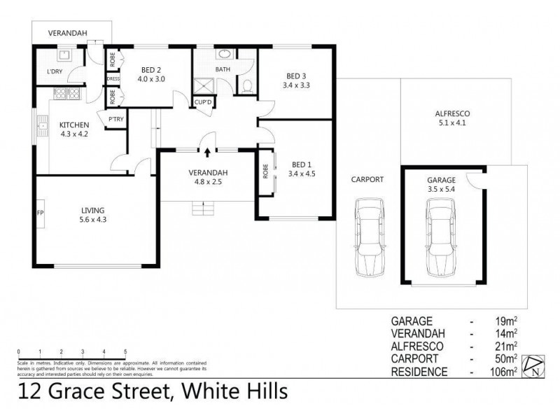 12 Grace Street, White Hills VIC 3550 Floorplan