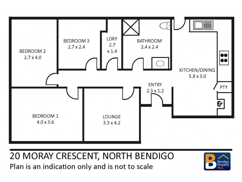 20 Moray Crescent, North Bendigo VIC 3550 Floorplan