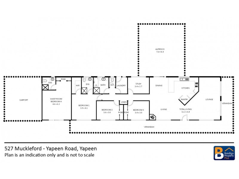 527 Muckleford Yapeen Road, Yapeen VIC 3451 Floorplan