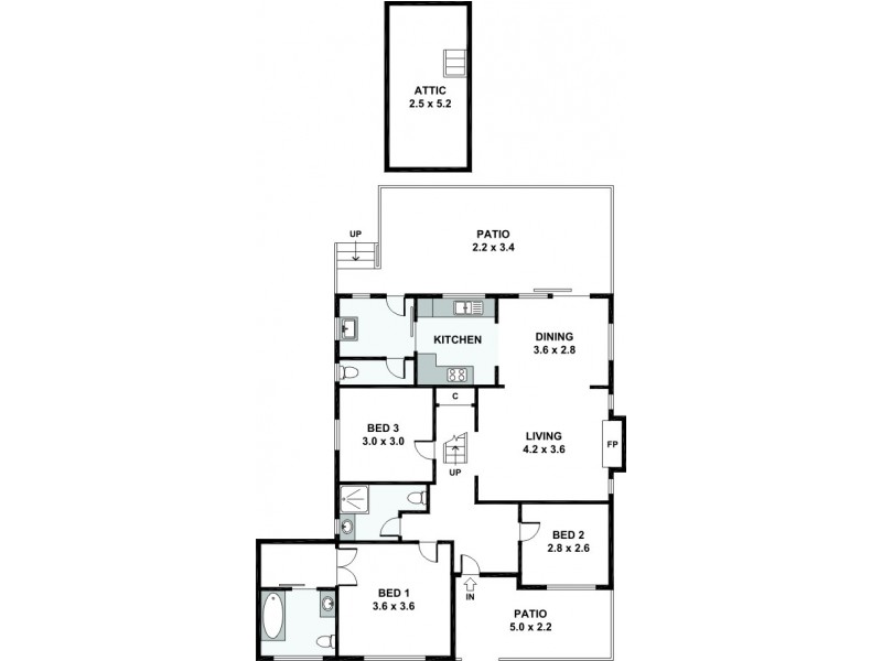 44 Sussex Street, East Victoria Park WA 6101 Floorplan