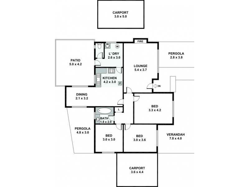 12 Blechynden Street, St James WA 6102 Floorplan