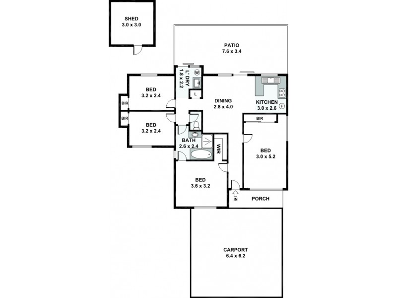 34A Rathay Street, Victoria Park WA 6100 Floorplan