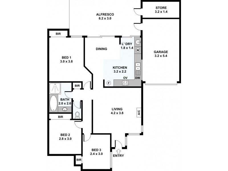 6/83 Coolgardie Street, St James WA 6102 Floorplan