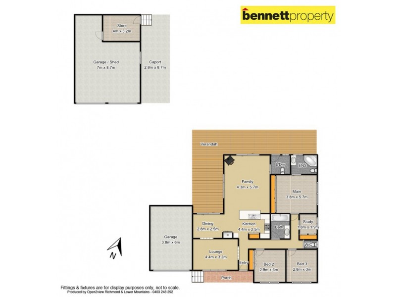 34 Turnbull Avenue, Wilberforce NSW 2756 Floorplan