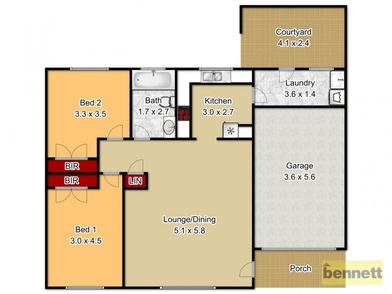 2/15 Rose Street, Wilberforce NSW 2756 Floorplan