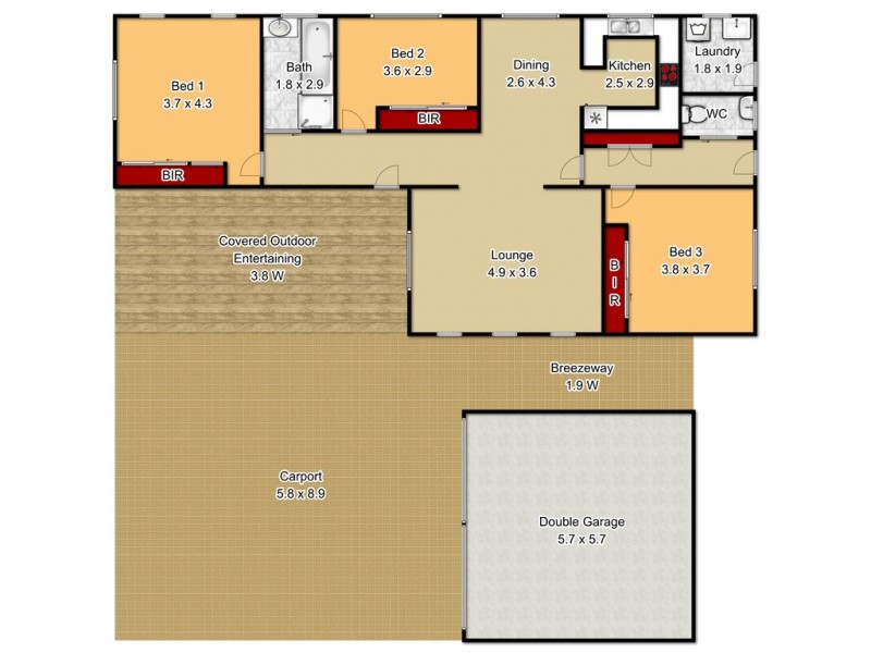 836 Richmond Road, Berkshire Park NSW 2765 Floorplan