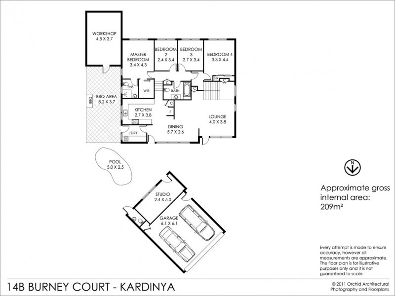 14b Burney Court, Kardinya WA 6163 Floorplan