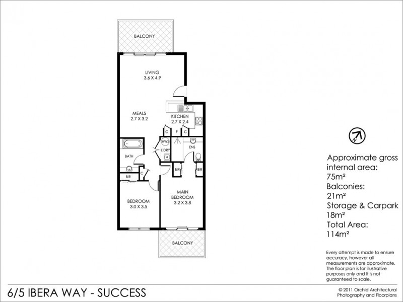 6/5 Ibera Way, Success WA 6164 Floorplan
