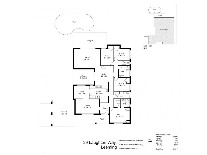 39 Laughton Way, Leeming WA 6149 Floorplan