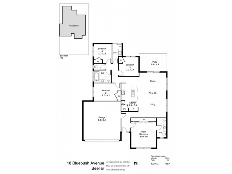 18 Bluebush Avenue, Beeliar WA 6164 Floorplan
