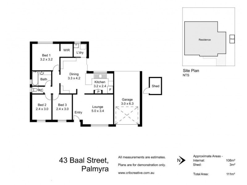 43 Baal Street, Palmyra WA 6157 Floorplan