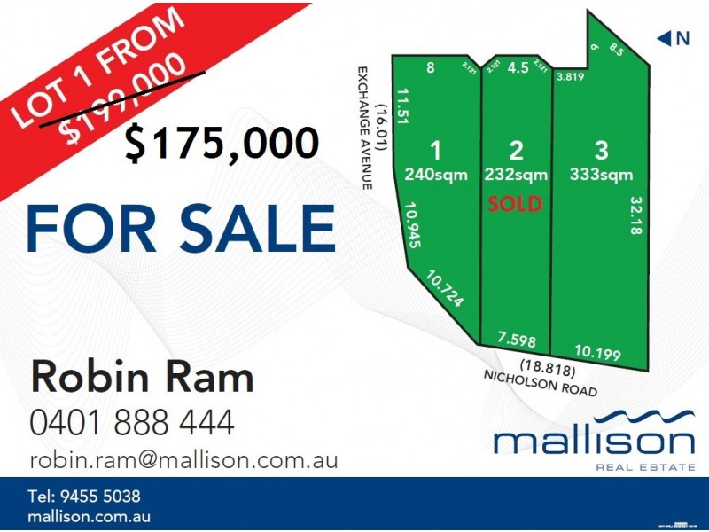 Lot 1&3, 5 Exchange Avenue, Harrisdale WA 6112