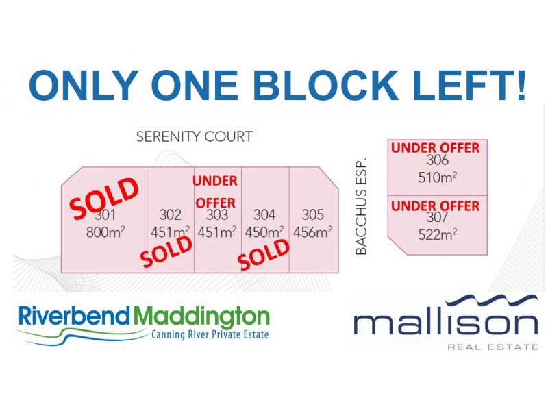 Lot 301-307,  Serenity Court, Maddington WA 6109