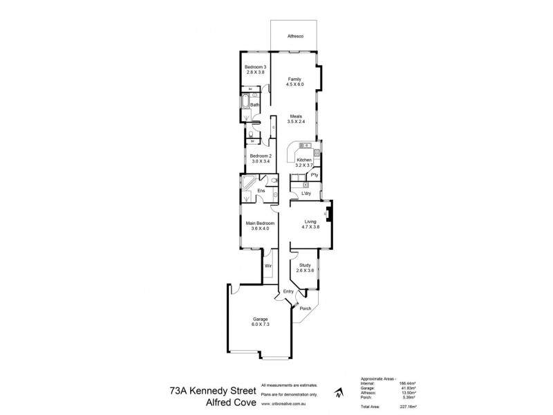73A Kennedy Street, Alfred Cove WA 6154 Floorplan