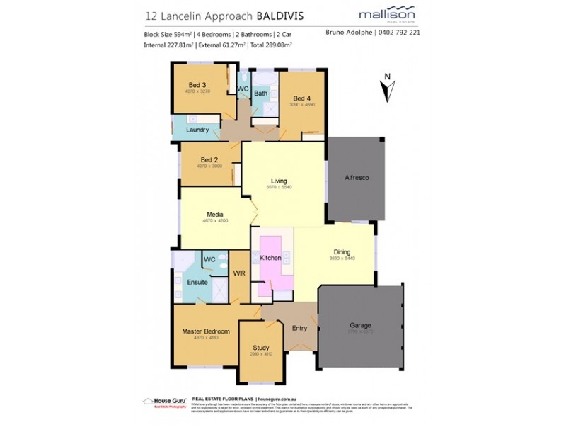12 Lancelin Approach, Baldivis WA 6171 Floorplan