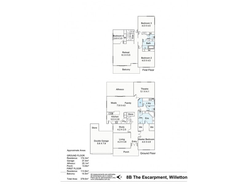 8B The Escarpment, Willetton WA 6155 Floorplan