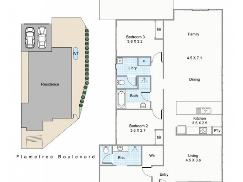 45 Flametree Boulevard, Harrisdale WA 6112 Floorplan