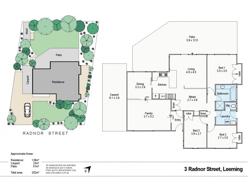 3 Radnor Street, Leeming WA 6149 Floorplan