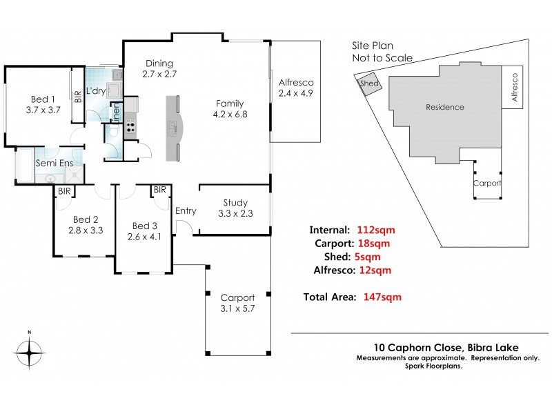 10 Caphorn Close, Bibra Lake WA 6163 Floorplan