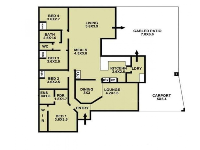 45 Gracechurch Crescent, Leeming WA 6149 Floorplan