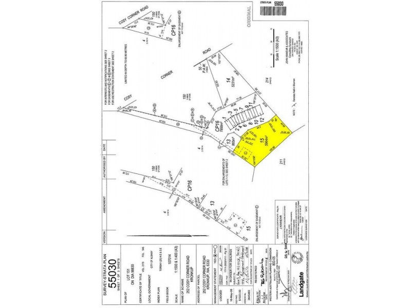 Lot 14 & 15, 252 Cosy Corner Road, Kronkup WA 6330