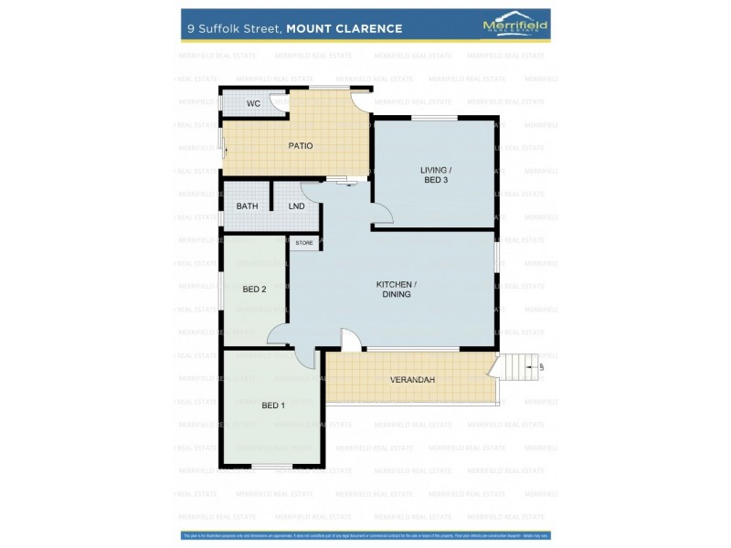 9 Suffolk Street, Mount Clarence WA 6330 Floorplan