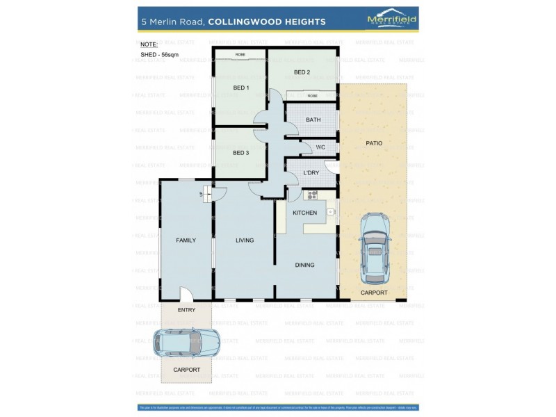 5 Merlin Road, Collingwood Heights WA 6330 Floorplan