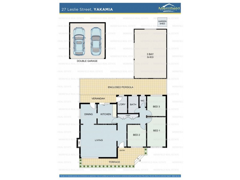 27 Leslie Street, Yakamia WA 6330 Floorplan