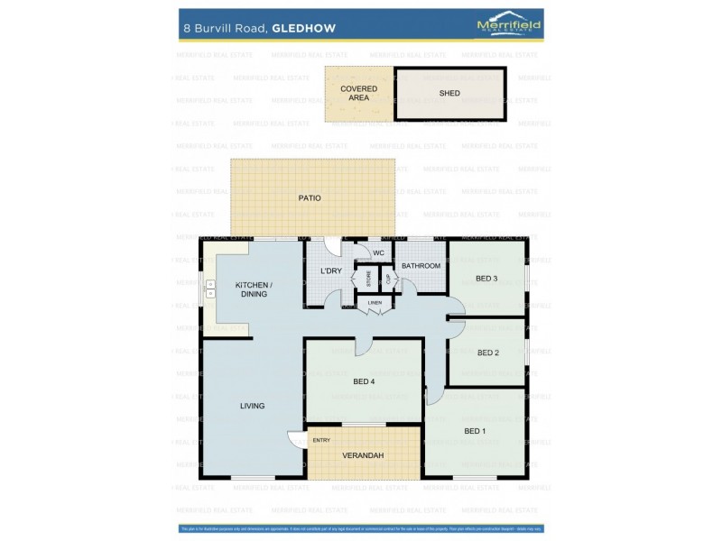 8 Burvill Road, Gledhow WA 6330 Floorplan
