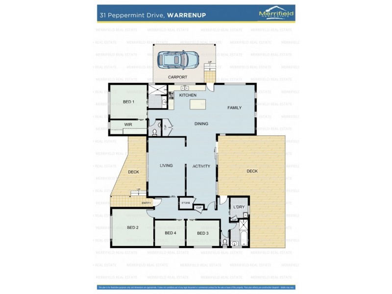 31 Peppermint Drive, Warrenup WA 6330 Floorplan