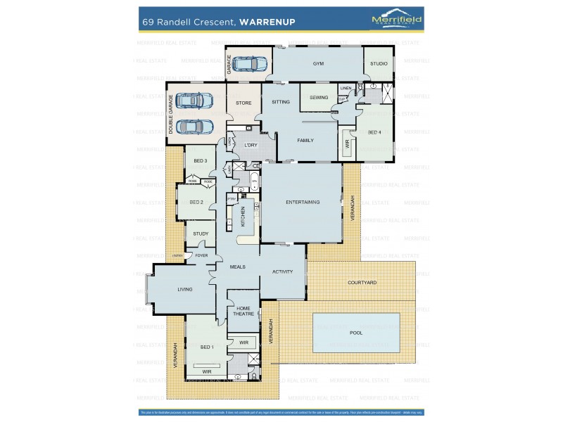 69 Randell Crescent, Warrenup WA 6330 Floorplan