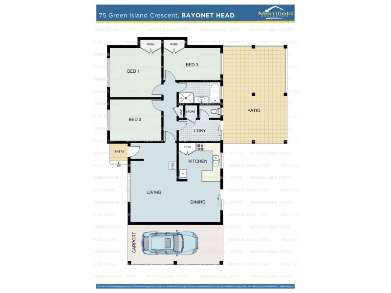 75 Green Island Crescent, Bayonet Head WA 6330 Floorplan