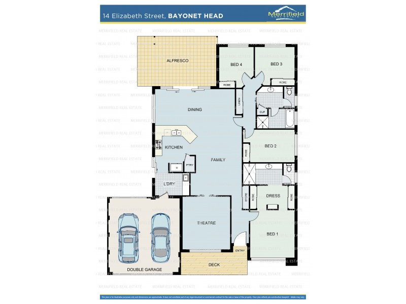 14 Elizabeth Street, Bayonet Head WA 6330 Floorplan